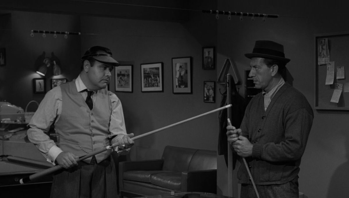 anitajewtina's tweet photo. The Twilight Zone countdown 🌀#3 of my fav eps to watch before bed: “A Game of Pool.” It’s the story of the best pool player living and the best pool player dead. @GraceGFreud & I talk all things Twilight Zone on #DoctorHorror: https://t.co/OcNq4tOXQE https://t.co/5SGjOFyxAg