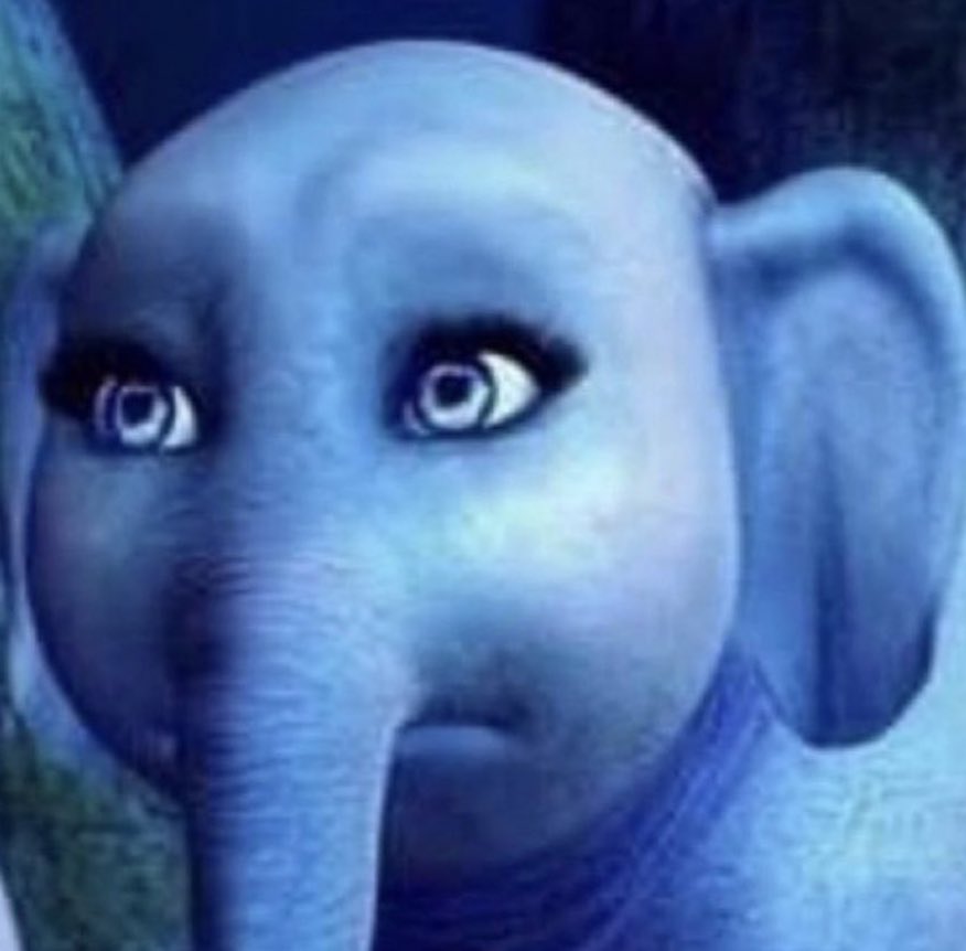 i_exsilium's tweet photo. This elephant makes me think of that one pic of Miley Cyrus https://t.co/Lm3ggluhDB
