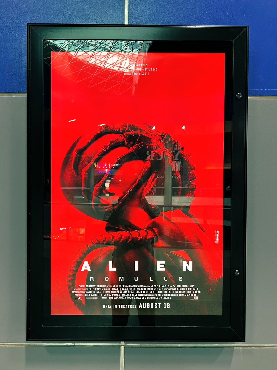 JulianH89's tweet photo. OMG. I loved Alien: Romulus! So intense and crazy once it started to peak all the way to the end!!! So much excellent thrills and actions! Recommended!
#alien #alienromulus #romulus #alienromulusmovie #alienromulus2024 #caileespaeny #davidjonsson #archierenaux #isabelamerced https://t.co/kfm2cpVNtH