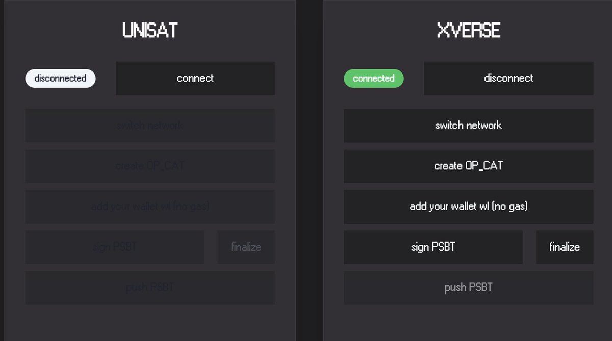 I just joined OP_CAT revolution. 

Created a basic OP_CAT inscription via getopcat.com 

Just wondering how it goes... The next 100x in Bitcoin ecosystem?

#OP_CAT