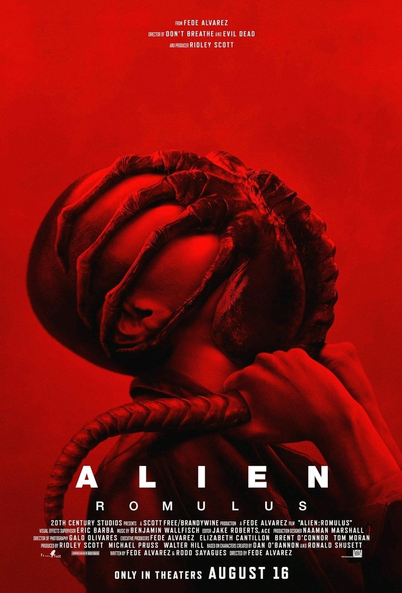 SpicyThaiS's tweet photo. #NowSeated #TheaterWatch #AlienRomulus
Written by #FedeAlvarez #RodoSayagues and others
Directed by Fede Alvarez
Starring #CaileeSpaeny #DavidJonsson #ArchieReneaux #IsabelMerced #SpikeFearn and others https://t.co/N8WSjUs9b3
