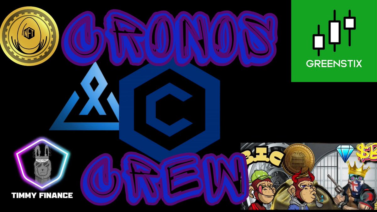 Massive Cronos Crew Giveaway!!!🤯🤯
<a href="/Blockchnbanditz/">Blockchain Banditz</a>
<a href="/Donkey__Finance/">Timmy Finance</a>
<a href="/FishTankFinance/">Crypto Earth</a>
<a href="/GreenStixV2/">GreenStix</a>
#crofam

discord.com/invite/yZqgNGu…
discord.com/invite/DHkrGMS…
discord.com/invite/Nyg5bxP…
discord.com/invite/ShN4ND3…