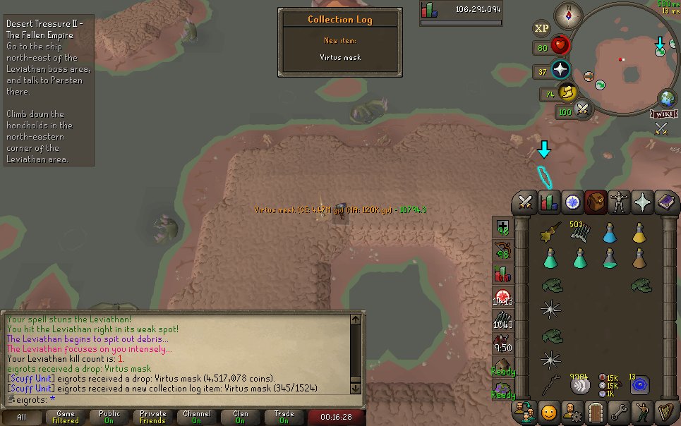 Virtus mask on the quest kill LMAO