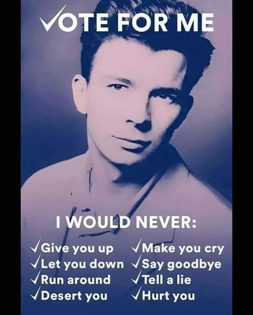 If Trump wasn't running, Rick would get my vote over Kamala any day 🤣