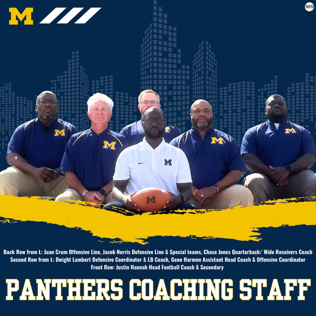 2024 Murphy Football Coaching Staff.