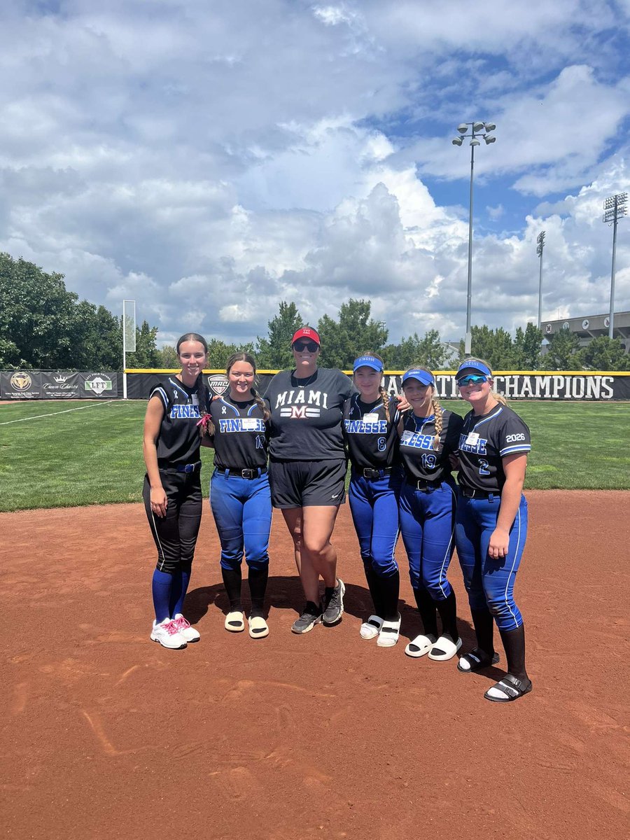 I had a great time with some of my teammates at the Miami University elite skills camp and getting to meet the new coachesI learned so much from the feedback and tips I got and can't wait to use them to get better. Thank you coaches for a great camp!