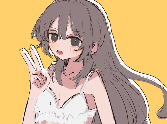 かわいい顔がかきたい 