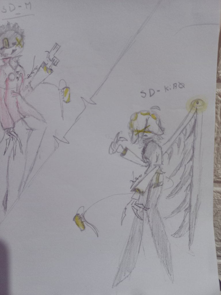 Ray_Ry22MD's tweet photo. It's just a drawing for @MD_K1R0 and SD-M (I don't know if he have X) 
Es solamente un dibujo para Kiro y M (no se si tiene X) https://t.co/8PjEk3G12f