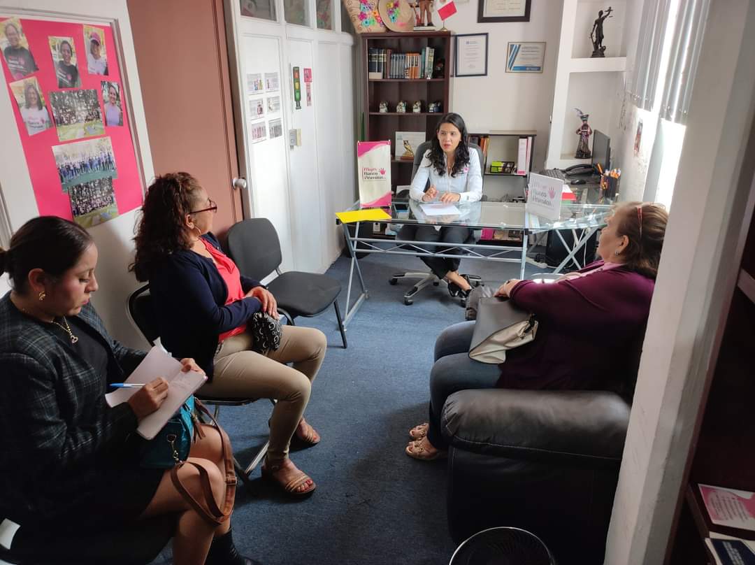 nuncapermitasac's tweet photo. En días pasados se llevó a cabo una reunión encabezada por la presidenta de esta A.C, Nenetzin Ocampo y la secretaria general Lourdes Elizalde con la finalidad de capacitar a las delegadas de Cuautla, Xochitepec, Temixco  y Yecapixtla sobre los tres ejes principales de atención. https://t.co/YleNhMRm9T