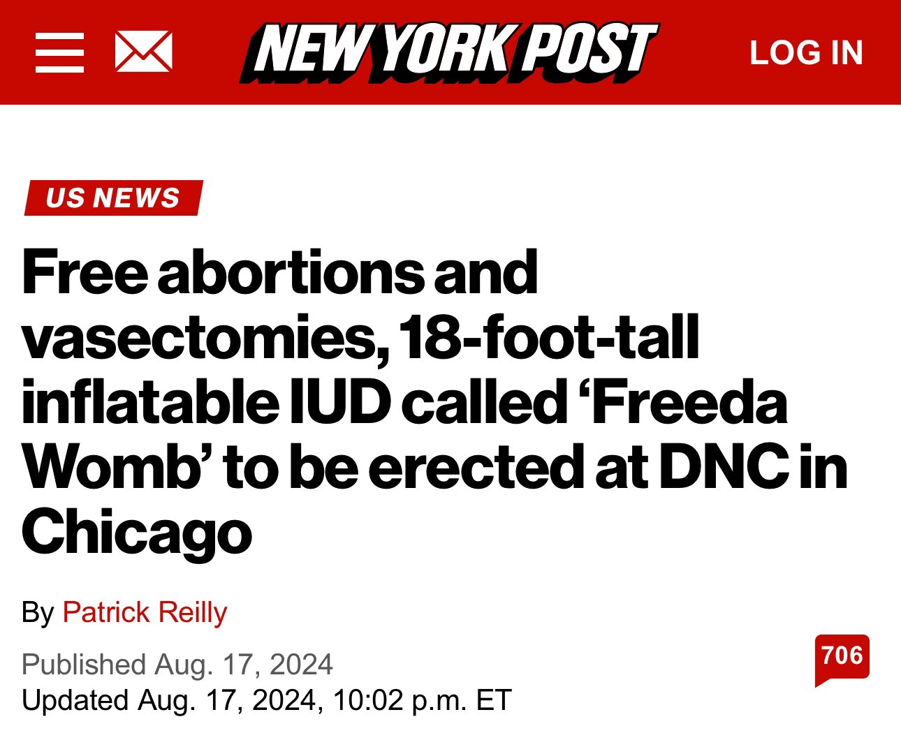 Sean Feucht on X: “DNC: “We’ll take your balls and your babies