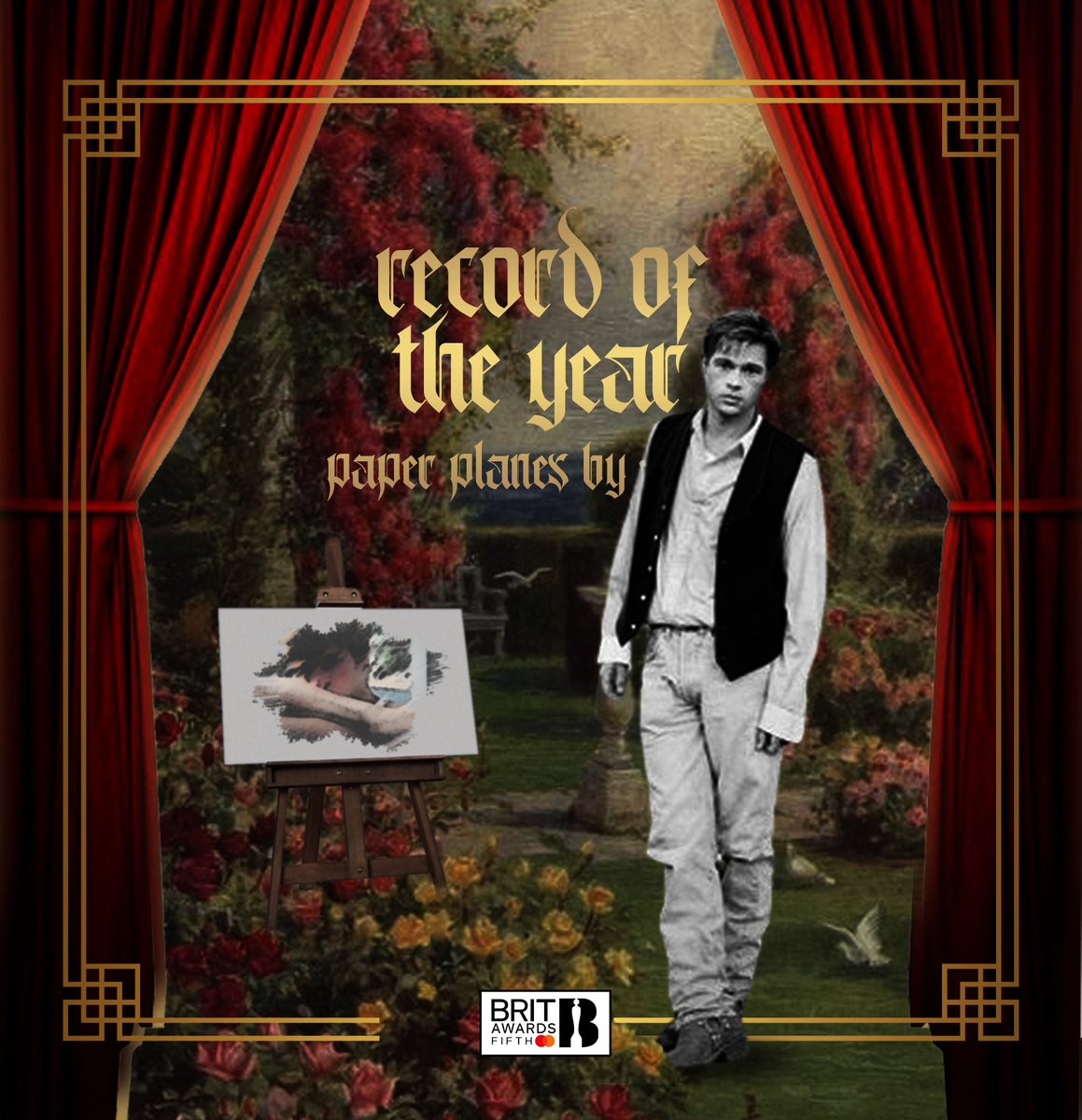 The BRITs Record Of The Year is "paper planes". 💘