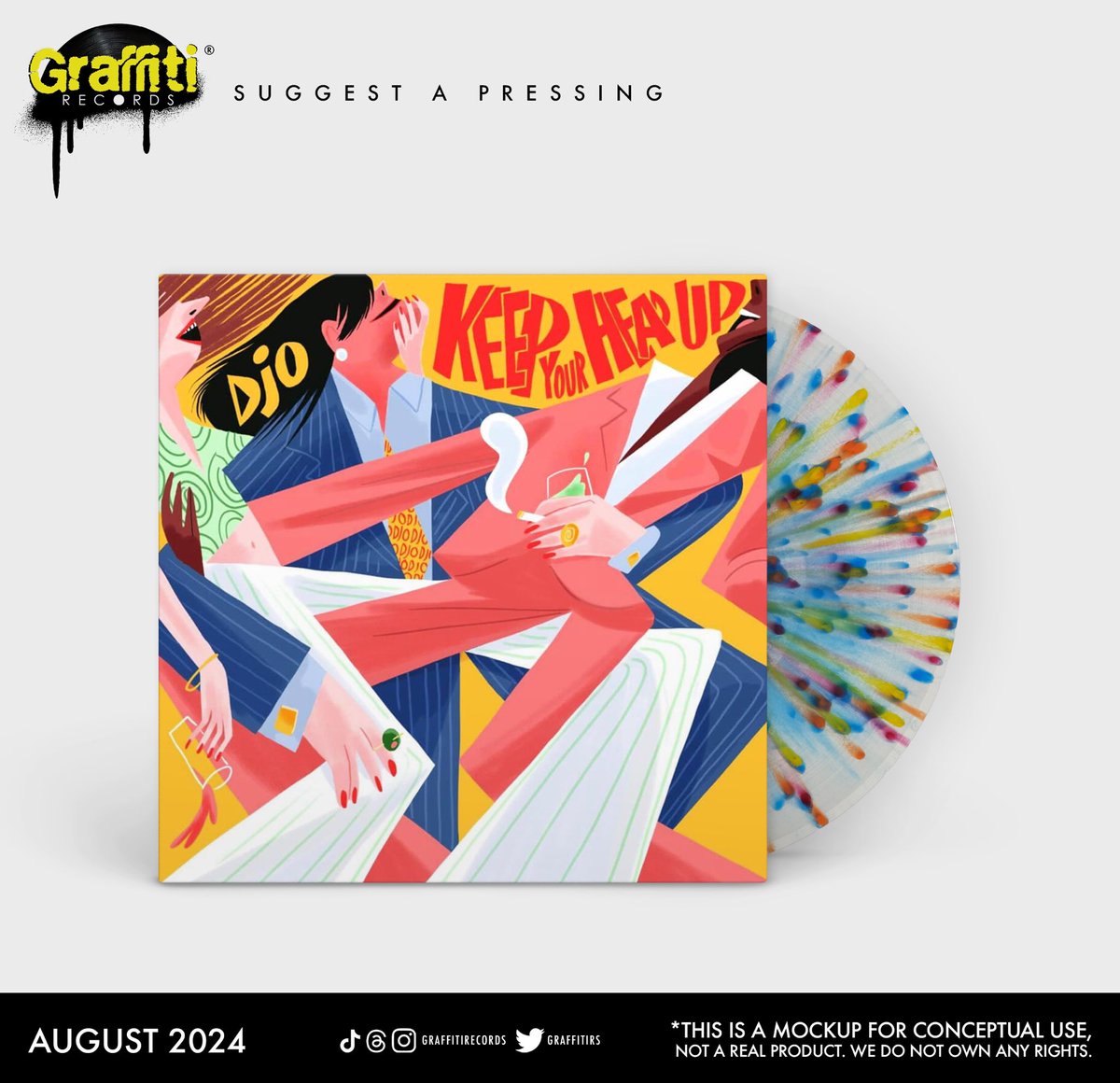GraffitiRS's tweet image. SUGGEST A PRESSING:
Djo - Keep Your Head Up

#djo #keepyourheadup #SuggestAPressing @djotime