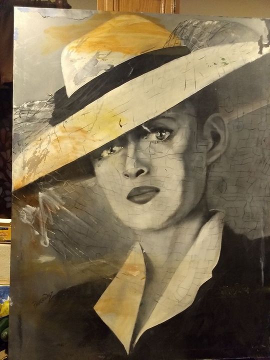 lilianabadd's tweet photo. Art of the Day: "Bette Davis Oil Portrait on Canvas". Buy at: https://t.co/EAvexAF1NQ https://t.co/UvLEShK83p