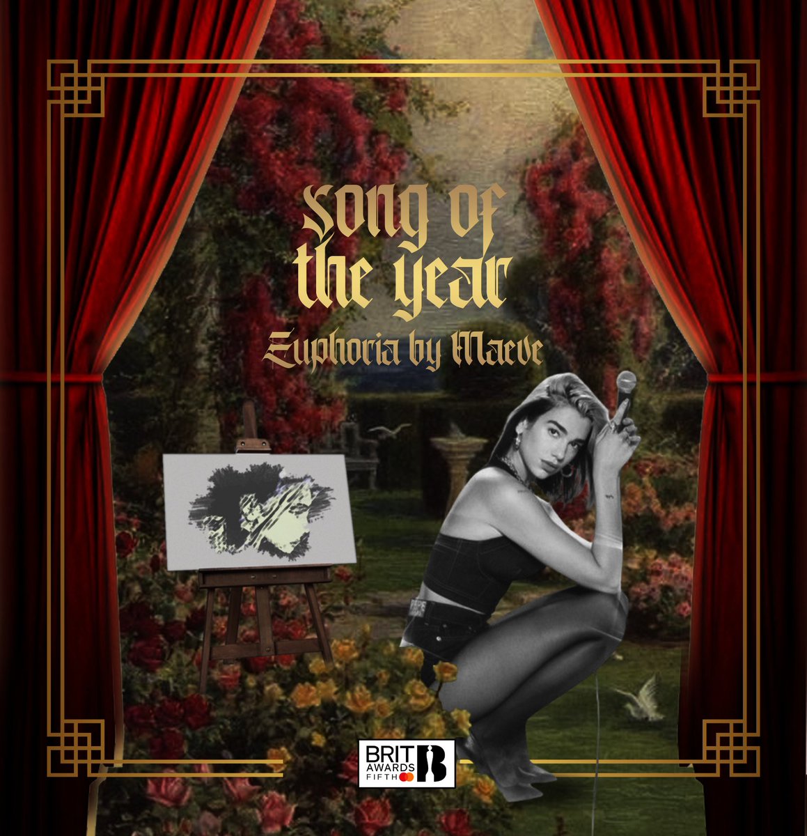 The BRITs Song Of The Year is "Euphoria". 💘