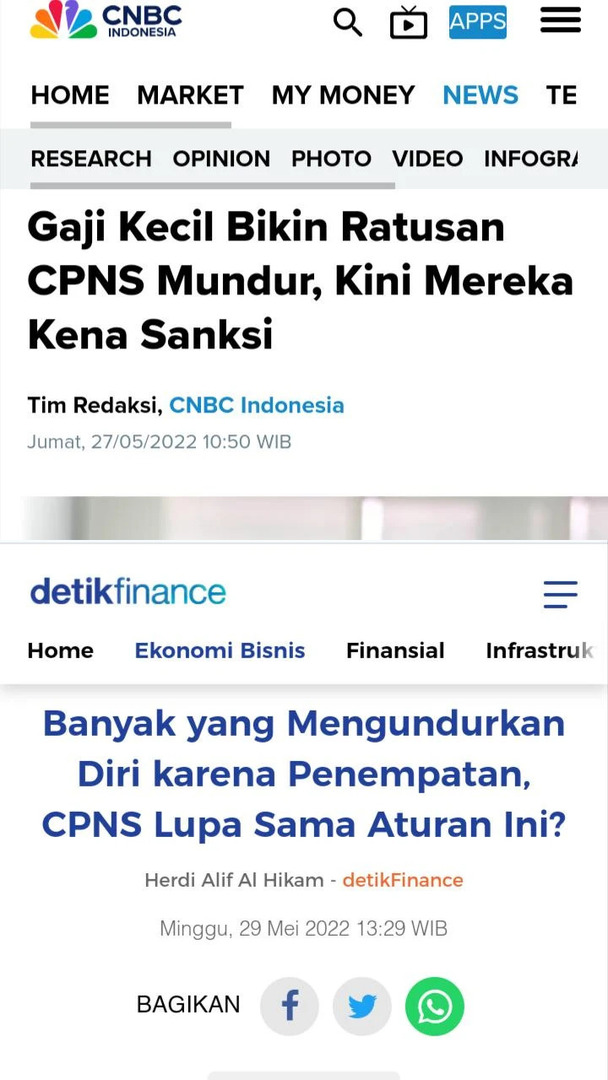 Kalian yg minat work! C P N S cari tau bener2 dlu ya! Soalnya tiap taun selalu banyak kejadian kyk gni. Banyak jg yg ga lanjut stelah mulai kerja krna lingkungan dll, pokonya jgn buru2 harus cari tau lebih dalem👌