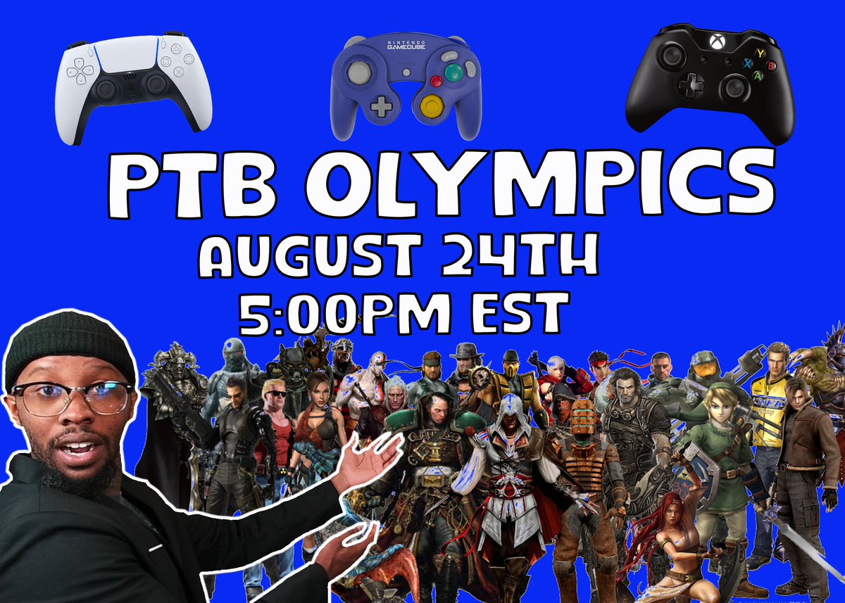 Hosting Our First Ever PTB Gamer Olympics! Trying to recruit as many gamers as possible to attend. PTB Olympics will be a competition of all free games.  Anyone Is invited to join ,games will be largely chosen off Steam. Need more competitors if interested comment on this post!