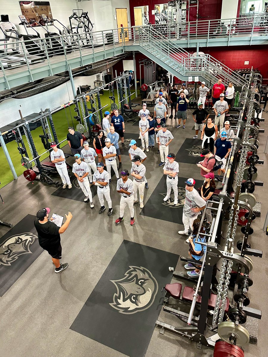 EasternEaglesBB's tweet photo. Despite some scattered storms our 2024 Summer Prospect Camp was a success!!! Future 🦅’s got to showcase, take a tour of Eastern, &amp; get some Live At Bats in. Thank you to all the players and families that spent their Sunday with us! #FlyWithUs🦅 https://t.co/QGcVF4HVZm