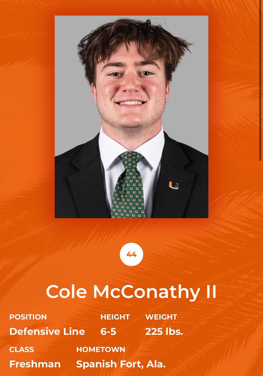 jamrock1986's tweet photo. First they screwed Bain in the ratings then you have THIS MF .. cole mcconathy.. can yall tell me how the DEFENSIVE PLAYER OF THE YEAR FOR ALABAMA of all state was a 3⭐️? 30 sacks, 6’5.. production and size. I’m just glad we got this dude on the team. #Canes #Hurricanes #Gocane https://t.co/xtqixPtpyT