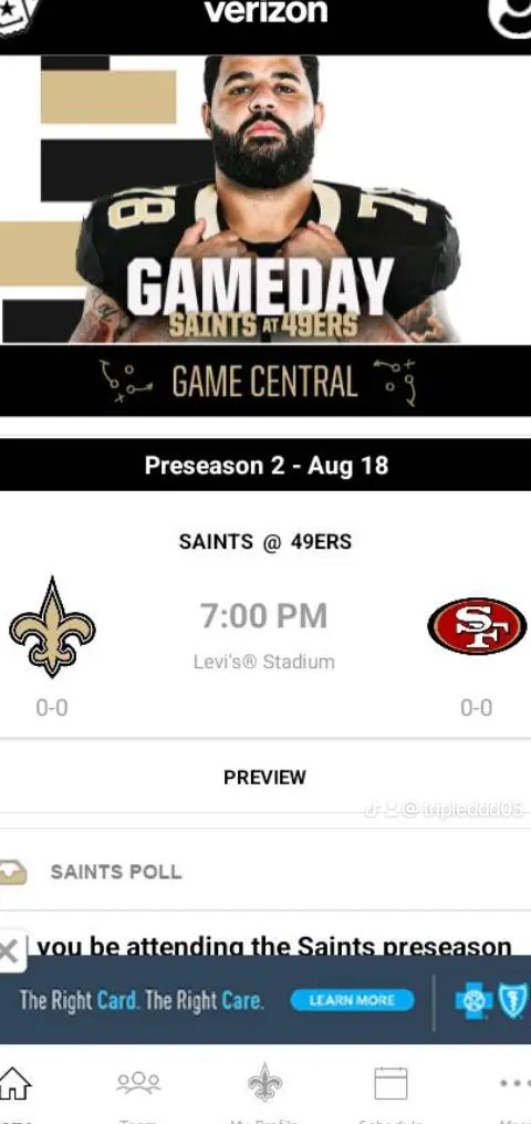 DonnivynJesus22's tweet photo. It's almost game time the game will be on tonight at 7:00 on FOX
New Orleans Saints vs San Francisco 49ers WHO DAT SAY THEY GONNA BEAT THEM SAINTS WHO DAT WHO DAT WHO DAT https://t.co/IK3A8YT6el