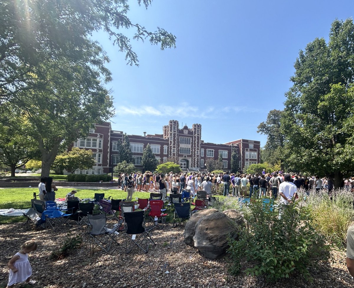 Had a great turn out this morning for Worship with the Yotes 2024 🐺💛 #BlessThisPack