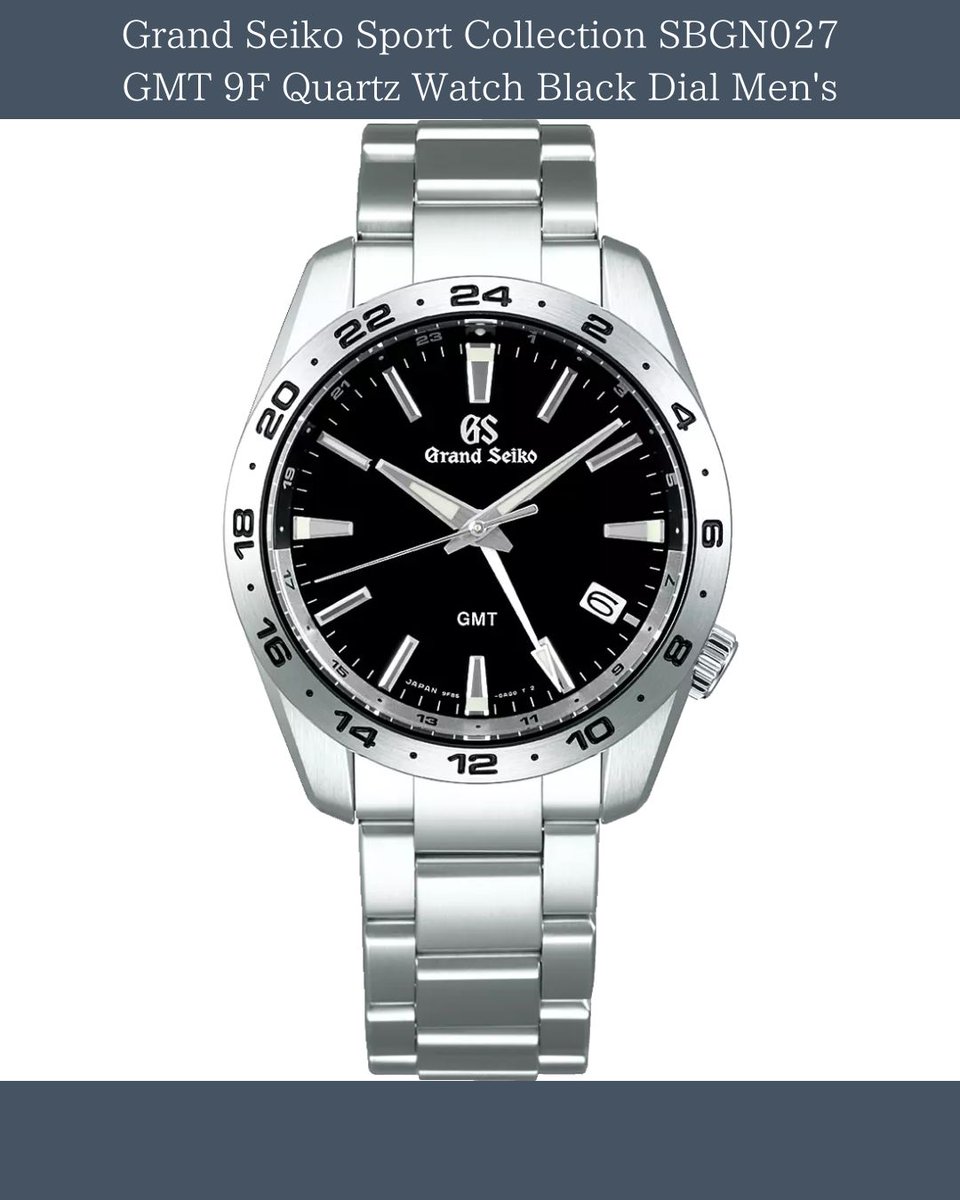 solidstorejapan's tweet image. 【Grand Seiko Sport Collection SBGN027 GMT 9F Quartz Watch Black Dial Men's】

x.gd/rT0Eg

#GrandSeiko #SportCollection #SBGN027 #GMT #9FQuartz #Watch #Black #Dial #Mens #watches   #wristwatch #watchaddict #luxurywatches #japanesewatch #ebay #ebaystore #ebayseller