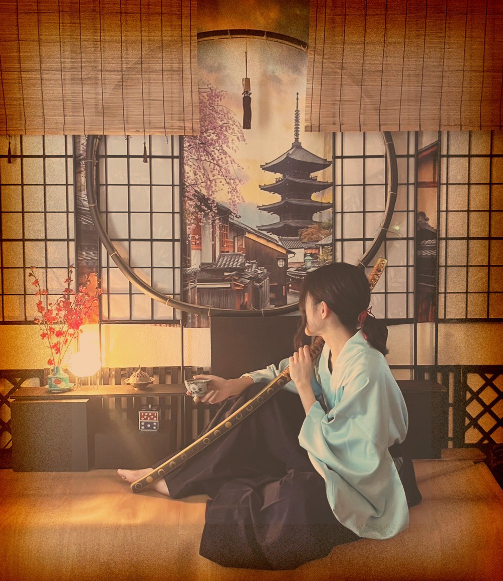 「まさか、審神者の服を着て三日月を持って写真撮れる日が来るとは…… 」|コットン田中🌸祝本丸七周年のイラスト