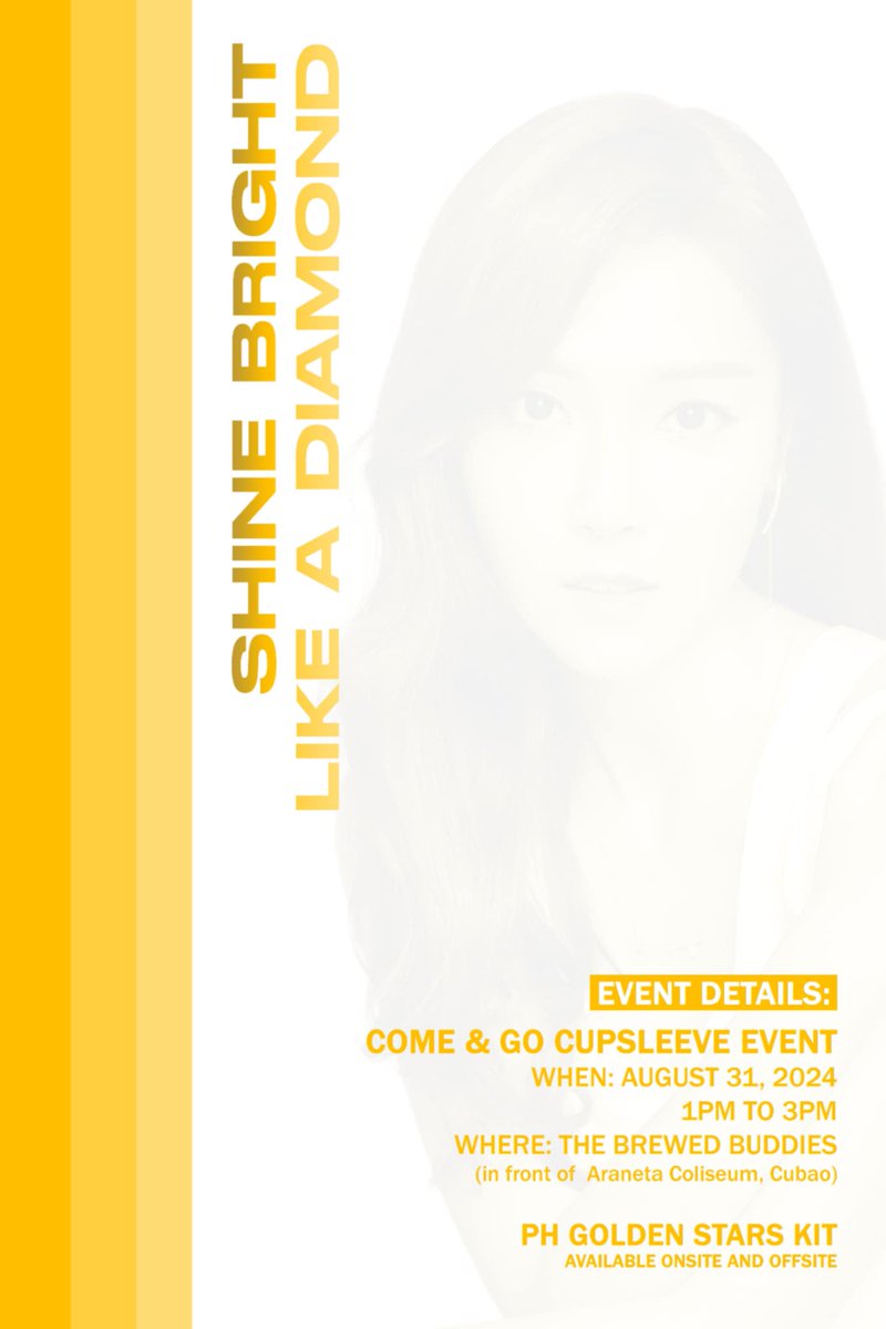 gsph_official's tweet photo. ✨ IT'S BETTER LATE THAN NEVER ✨

Come &amp; celebrate 17 Best Summers with Jessica, a Come-&amp;-Go Cupsleeve Event

MANILA
August 31, 2024 (1pm-3pm)

CEBU
September 8, 2024 (1pm-3pm)

See poster for details
Guidelines and registration links on this thread

See you there Golden Stars! https://t.co/2CYu5P0Tr2