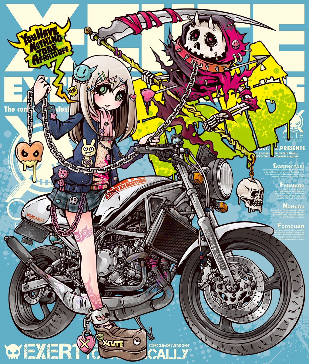 「819でバイクの日!!!#バイクの日#8月19日はバイクの日 」|Project.C.K.のイラスト