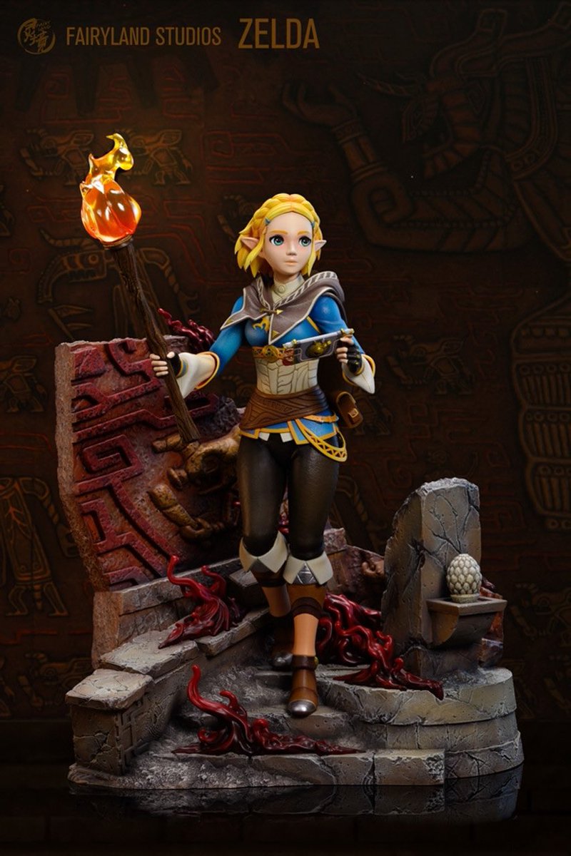 SlLENTPRINCESS's tweet photo. totk zelda statue.... save me.. https://t.co/W6rkE4zvDt