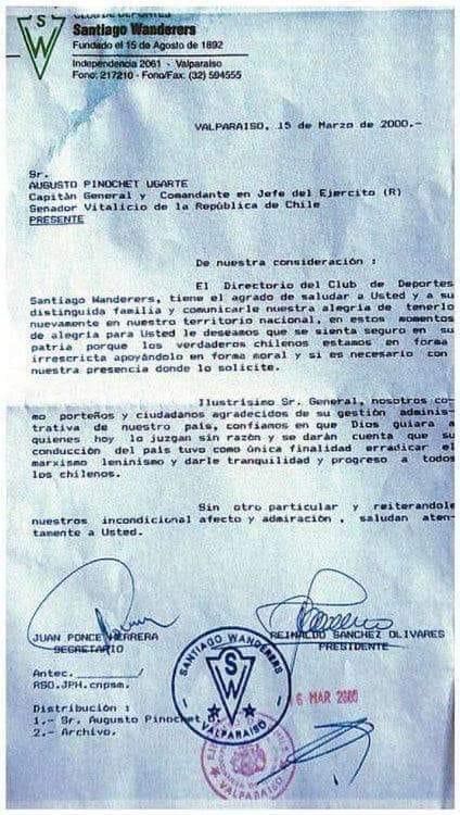 MarioOyerLabb's tweet photo. Don Reinaldo, presidente de la SADP, diciendo que políticamente no es de ningún lado, solo paso a recordar esta misiva que ud. le envio al dictador.
La memoria es frágil para quien le conviene. https://t.co/Dc7SzYz7L1