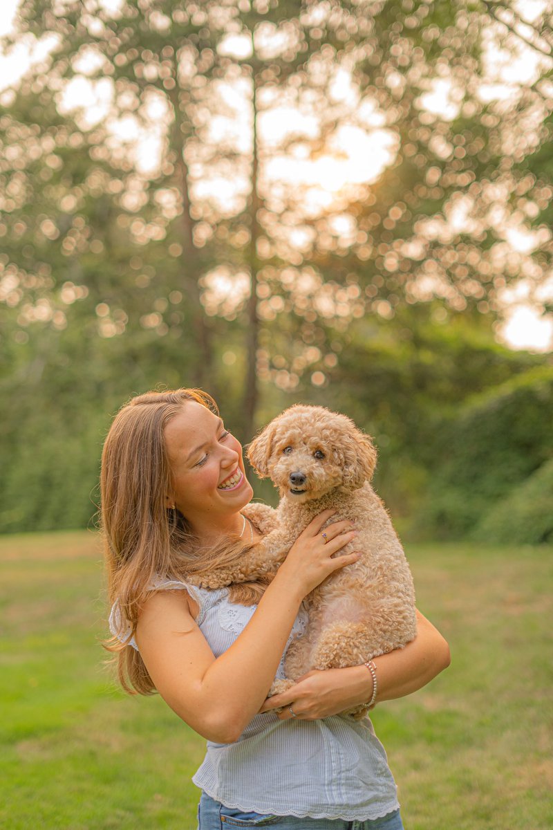 Pro tip: bring your dog to your senior session.