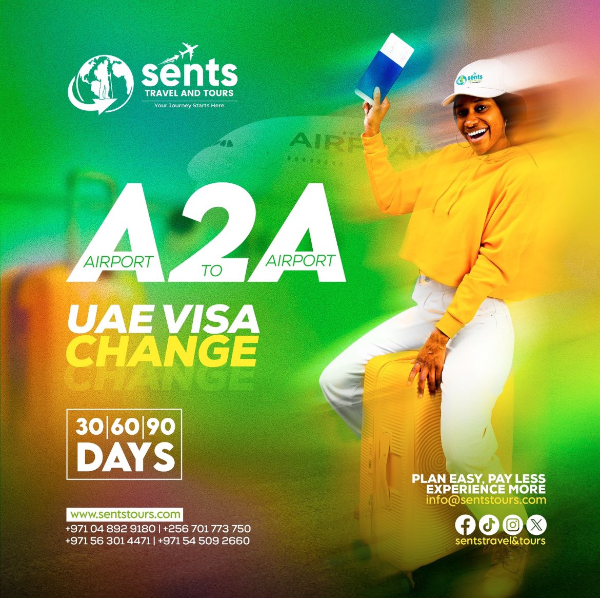 New week new blessings . Don’t let your yesterday take up too much of today. #Dubai #dubaivisa #A2Adubai #flight