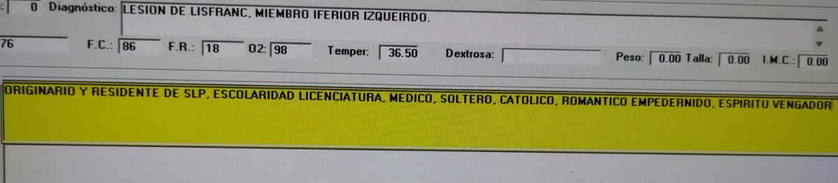 DanielC_Ramirez's tweet photo. Cuando le pides al médico  qué se haga su propia nota.  . .🤦🏾‍♂️ https://t.co/wG5GabSipm