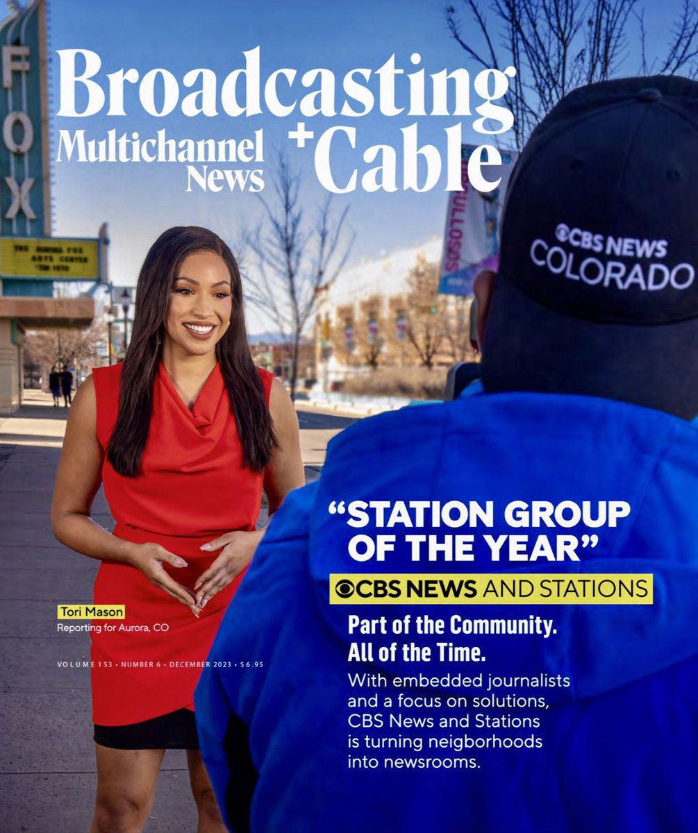 cbkmediamgt's tweet photo. This month, client @ToriMasonTV is celebrating seven years as an Emmy Award winning News Reporter/Anchor at @CBSNewsColorado Tori is also Vice President of the @DenverPressClub Happy 7 year CBS 4 anniversary Tori!
#DenverTVNews
#CBSColorado
#EmmyWinningJournalist
#TeamCBK https://t.co/YFPrEIIEYI