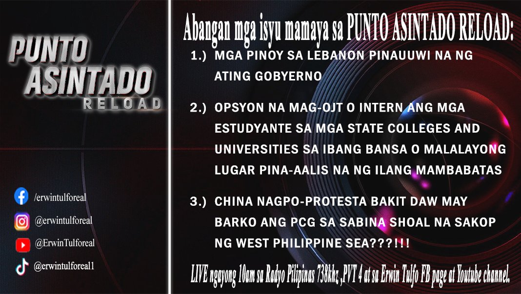 Erwin Tulfo (@erwintulforeal) on Twitter photo 