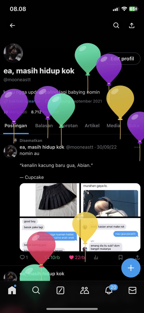 ea, masih hidup kok tweet media