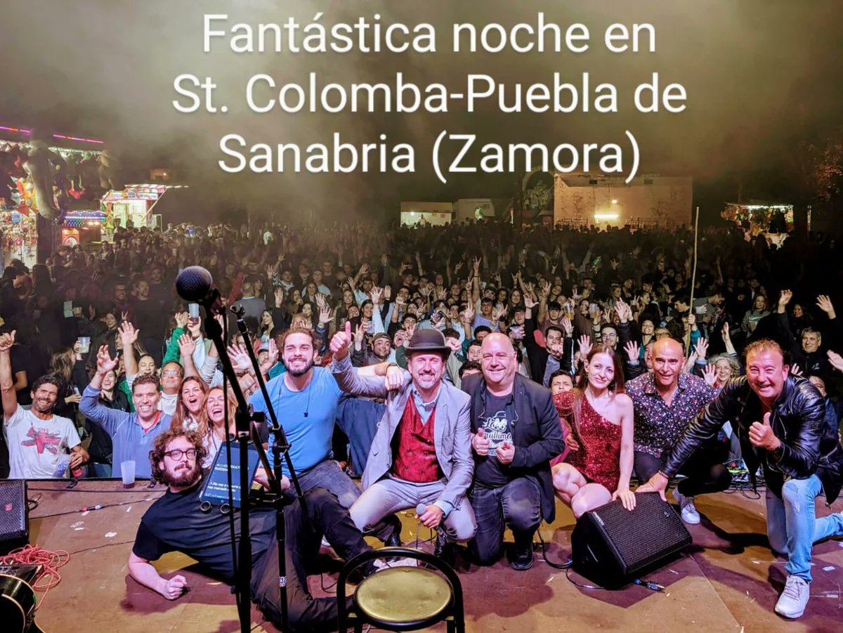 Muchísimas gracias a tod@s l@s que nos habéis venido a ver y escuchar a Santa Colomba-Puebla de Sanabria (Zamora) el pasado sábado.
#lapenúltimasabineraeltributo #sabina #tributo #tributoasabina #joaquinsabina #concierto