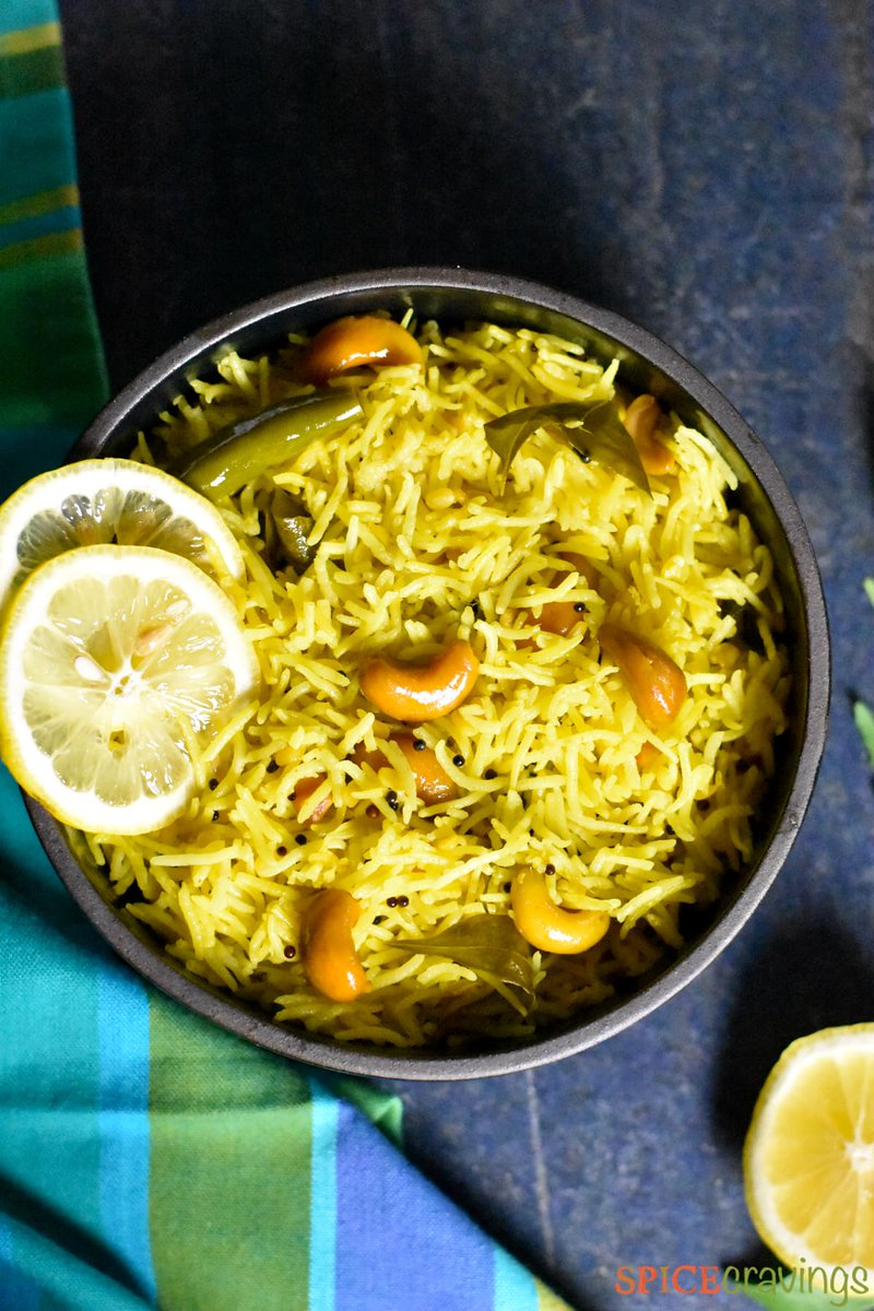 Try this fresh and vibrant side dish- Lemon Rice 🍋
spicecravings.com/lemon-rice-in-…