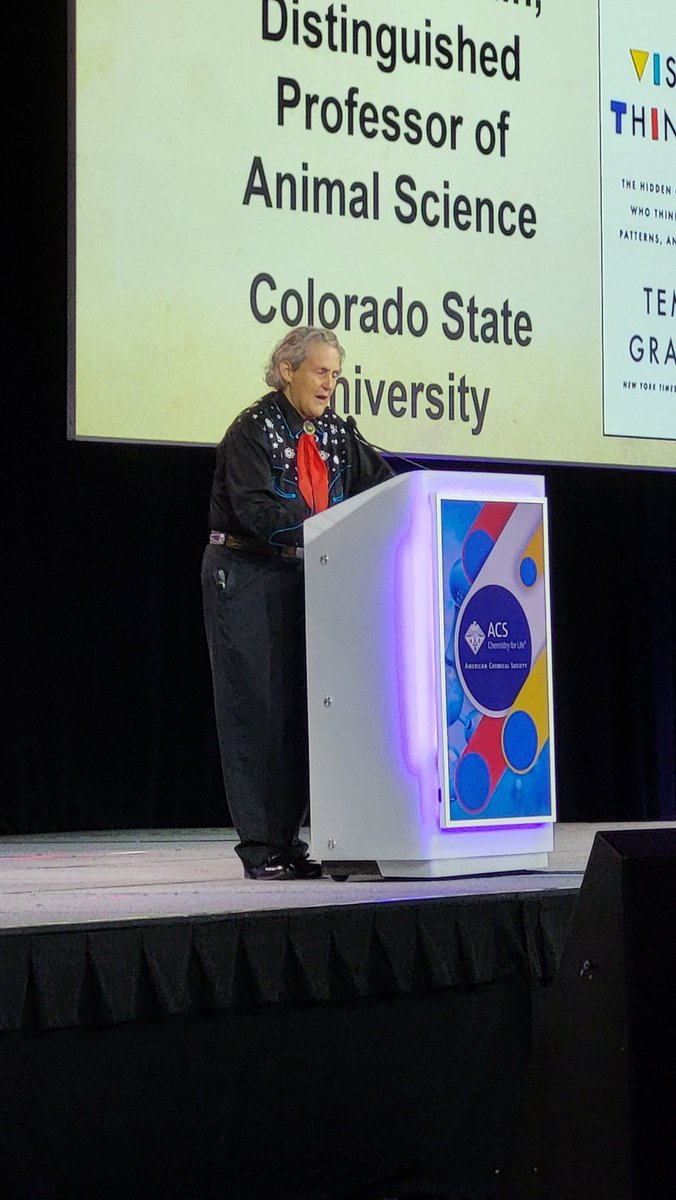 DrB_at_UMBC ๐ณ๏ธโ๐ (@bennettlabsumbc) on Twitter photo Got to see Temple Grandin <a href="/AmerChemSociety/">American Chemical Society</a> Plenary Lecture today and she was as amazing as I'd hoped! #ACSFall2024 Got to see Temple Grandin <a href="/AmerChemSociety/">American Chemical Society</a> Plenary Lecture today and she was as amazing as I'd hoped! #ACSFall2024
