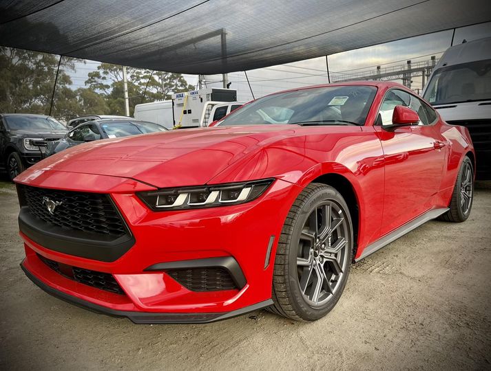 This all-new Mustang EcoBoost has just arrived at Coffey Ford, and it’s a real standout in Race Red.  It comes packed with features including 19" alloy wheels, Brembo Brakes, an Active Valve Performance Exhaust, and so much more.
For your quotation call  (03) 9767 0600.