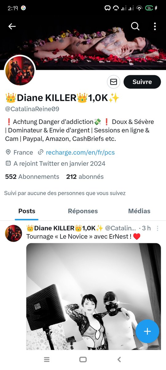 edomina15's tweet photo. @diane_killer Je n'arrive pas à signaler car je n'arrive pas à taguer votre compte...
En tous cas, l'usurpation ne s'arrange pas... https://t.co/tJBd4s7Opq