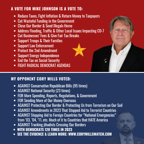 MichaelDon4FL's tweet photo. On August 20th, vote Mike Johnson for Congressional District 7. #TheRealRepublican #SeminoleCounty #VolusiaCounty #Vote #Congress #MikeJohnson4FL https://t.co/ceFyrH3MAg
