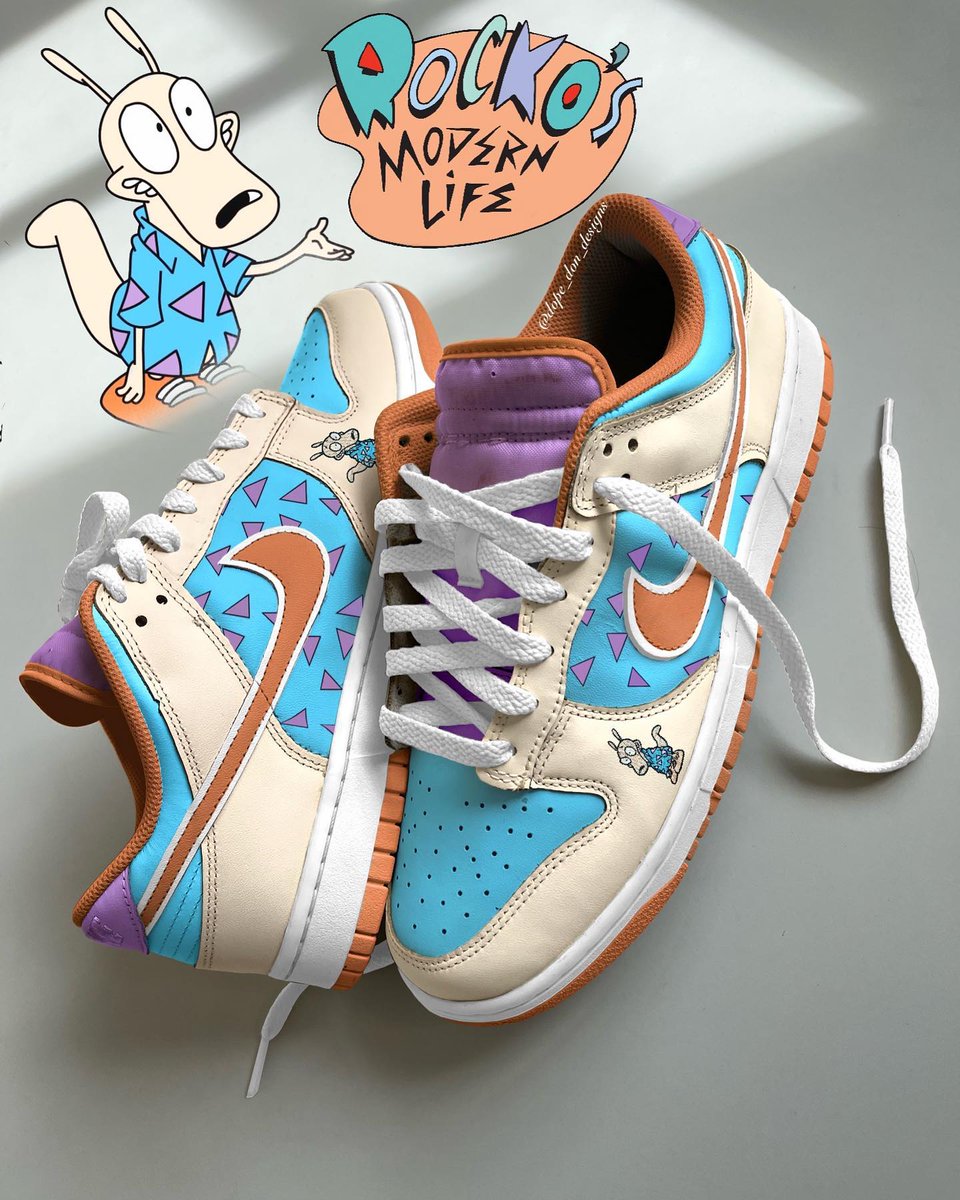 Rocko's Modern Life Concept Dunks 👀

via Don Dope Designs
