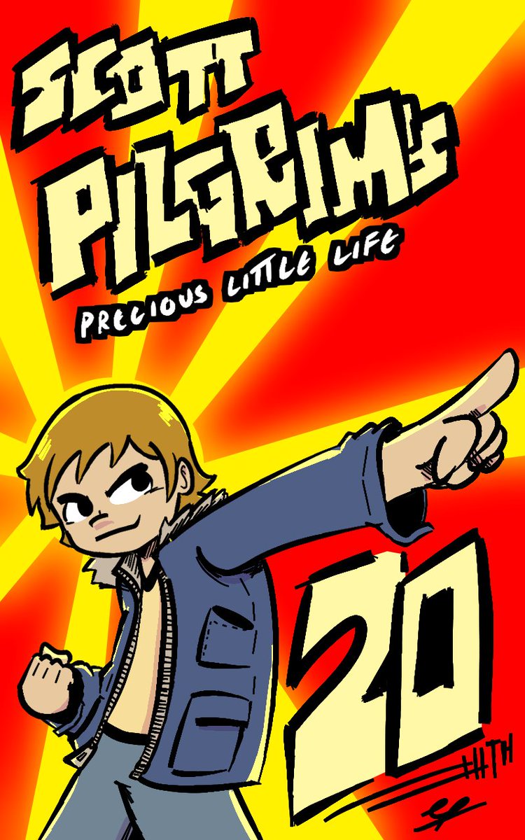 snapper_312's tweet image. 20 years ago today in Toronto Canada, this guy dated a teenager. Happy birthday #ScottPilgrim :)