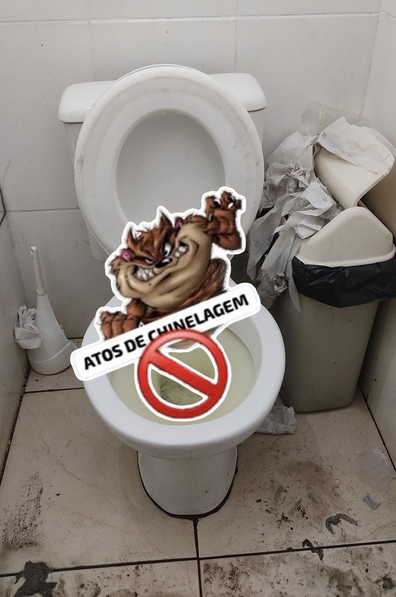 tragoamigo's tweet photo. 🚫 ATOS DE CHINELAGEM NÃO SERÃO TOLERADOS 🚫

LUGAR DE PAPEL É NO LIXO

SUJEITO A PAULADA https://t.co/ixKvzm1HwC