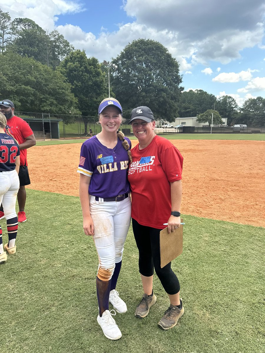 I had a great time out on the field today at the <a href="/LaGrangeCollSB/">LaGrangeCollegeSoftball</a> camp!! It was great seeing <a href="/CoachMelRushing/">Melanie Rushing</a> today! Thank you for hosting a awesome camp!