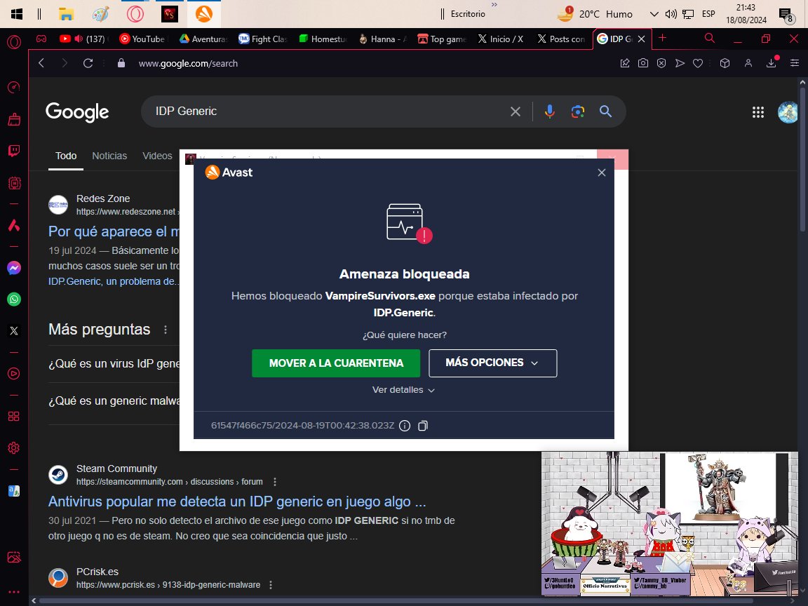 Franco81504's tweet image. ¡ME COMPRE EL PUTO VAMPIRE SURVIVORS POR LA TIENDA DE MICROSOFT Y AHORA ME SALE ESTO LPMMMMMM!