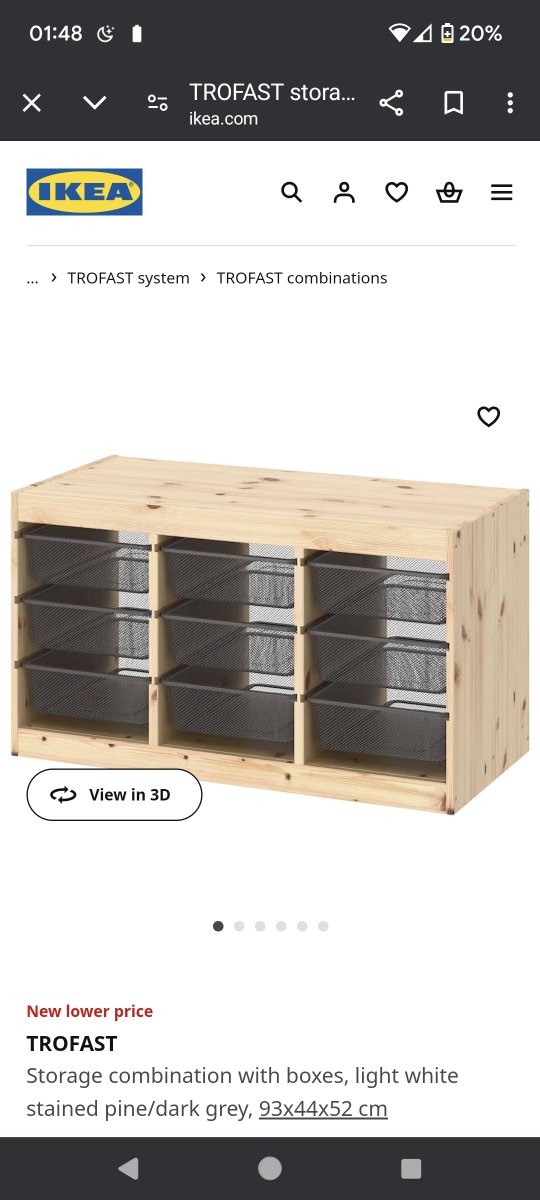ADHDerBiologist's tweet photo. @HowtoADHD Ikea trofast for the win: they now come in more "adult" colours. https://t.co/n7RQ7GMS8q