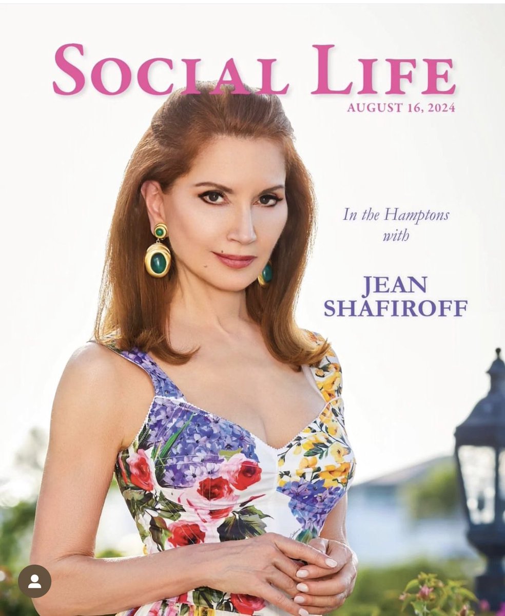 Last night celebrating <a href="/JeanShafiroff/">Jean Shafiroff</a> <a href="/SocialLifeMag/">Social Life Magazine</a>  August Cover 💕.        #sociallifemagazine #hamptons #jeanshafiroff #southampton.