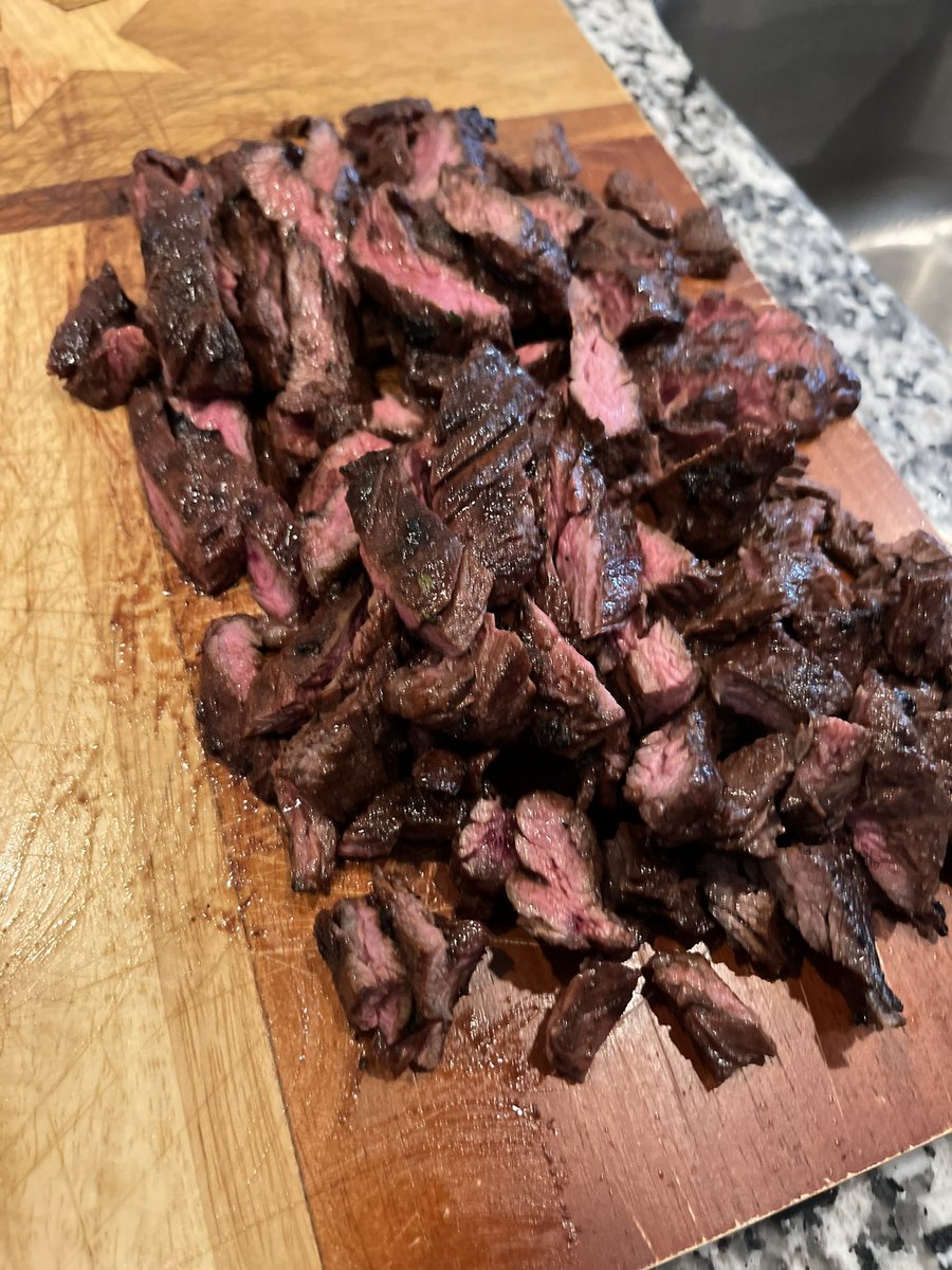 BSaas25's tweet photo. Breaking in that new Franklin edition @pkgrills. 5 year old wants steak for lunch at school tomorrow 😂. #FFBBQ #PKGrill https://t.co/Wy9EaYEsja
